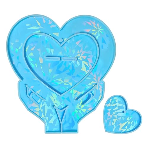 Epoxidharz-Form für Valentinstag, antihaftbeschichtet, Herzdekoration, Silikonform, Tischdekoration, Werkzeug Epoxidharz-Form für Valentinstag, antihaftbeschichtet, Herzdekoration, Silikonform, Tischdekoration, Werkzeug von FUUGlan
