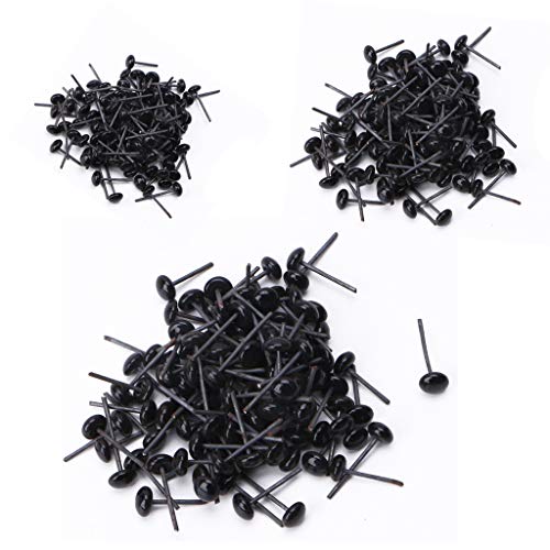 FUUGlan 150 Paar 3/4/5 mm Sicherheitsaugen für Nadelfilzen, Bär für Puppenpuppen FUUGlan 150 Paar 3/4/5 mm Sicherheitsaugen für Nadelfilzen, Bär für Puppenpuppen von FUUGlan