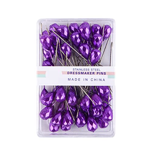 FUUGlan 50 Stück 5,1 cm lange Nähnadeln, gerade Quiltnadeln, bunte Quiltnadeln, Nähpositionierungsnadeln zum Quilten und Nähen von FUUGlan