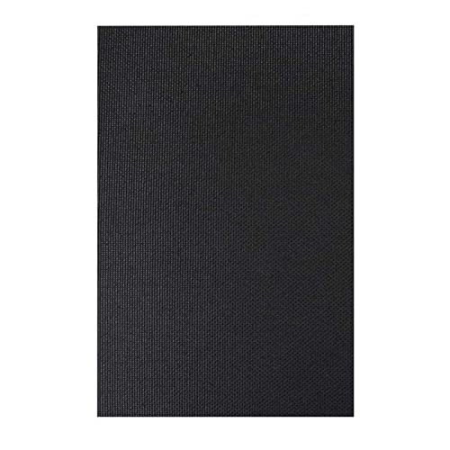 FUUGlan Aida-Tuch für Stoff, Leinwand, glatte Löcher, verschiedene Größen zum Sticken, Schwarz, 14 Stück FUUGlan Aida-Tuch für Stoff, Leinwand, glatte Löcher, verschiedene Größen zum Sticken, Schwarz, 14 Stück von FUUGlan