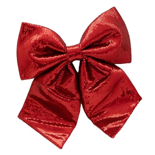 FUUGlan Elegante Schleifen, bunte Pailletten, Stoff, Schleife, Weihnachtsbaumschmuck, Schmetterlings-Form, Ornament für Partys von FUUGlan