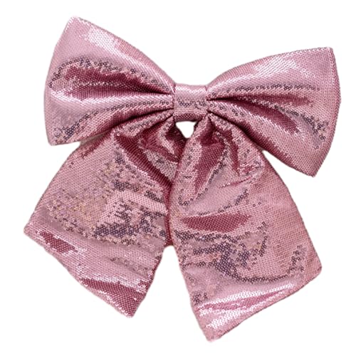 FUUGlan Elegante Schleifen, bunte Pailletten, Stoff, Schleife, Weihnachtsbaumschmuck, Schmetterlings-Form, Ornament für Partys von FUUGlan