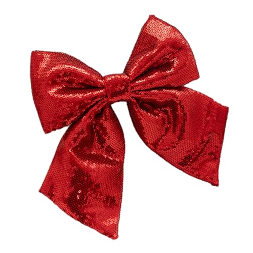 FUUGlan Elegante Schleifen, bunte Pailletten, Stoff, Schleife, Weihnachtsbaumschmuck, Schmetterlings-Form, Ornament für Partys von FUUGlan
