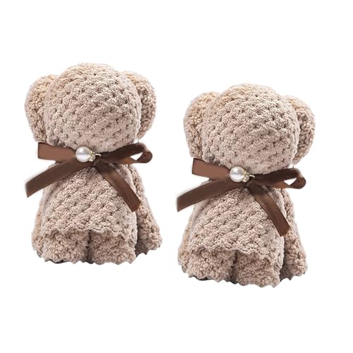 FUUGlan Set mit 2 Bären-Handtüchern, 30 x 30 cm, bequemer Waschlappen, sehr saugfähig, für Hochzeiten, Partys, Brautpartys FUUGlan Set mit 2 Bären-Handtüchern, 30 x 30 cm, bequemer Waschlappen, sehr saugfähig, für Hochzeiten, Partys, Brautpartys von FUUGlan