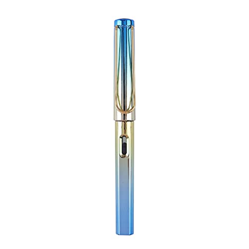 Füllfederhalter mit Kolbenfüllung, feine Feder, Metallic-Farbverlauf, Kalligraphie-Stift für Kinder, Erwachsene, Schreiben, Zeichenzubehör Füllfederhalter mit Kolbenfüllung, feine Feder, Metallic-Farbverlauf, Kalligraphie-Stift für Kinder, Erwachsene, Schreiben, Zeichenzubehör von FUUGlan
