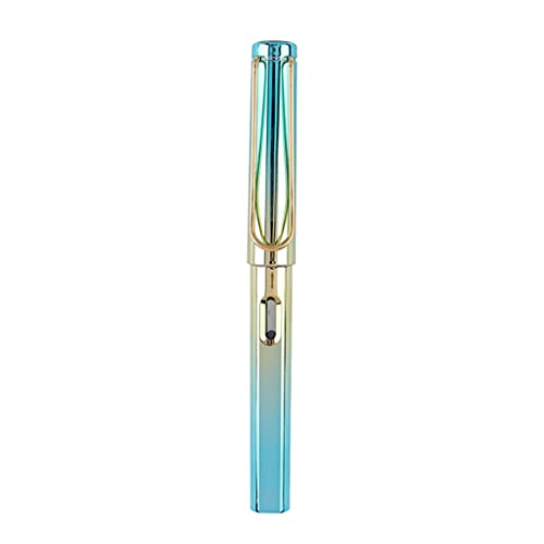 Füllfederhalter mit Kolbenfüllung, feine Feder, Metallic-Farbverlauf, Kalligraphie-Stift für Kinder, Erwachsene, Schreiben, Zeichenzubehör Füllfederhalter mit Kolbenfüllung, feine Feder, Metallic-Farbverlauf, Kalligraphie-Stift für Kinder, Erwachsene, Schreiben, Zeichenzubehör von FUUGlan