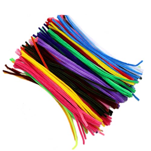 Fuzzy Sticks Bunte Biegestäbchen, weiche Pfeifenreiniger-Stiele für Basteldekorationen, kreative Schulprojekte, bunte Chenille-Stiele, Pfeifenreiniger, weicher Biegestab, Fuzzy-Stick Fuzzy Sticks Bunte Biegestäbchen, weiche Pfeifenreiniger-Stiele für Basteldekorationen, kreative Schulprojekte, bunte Chenille-Stiele, Pfeifenreiniger, weicher Biegestab, Fuzzy-Stick von FUUGlan