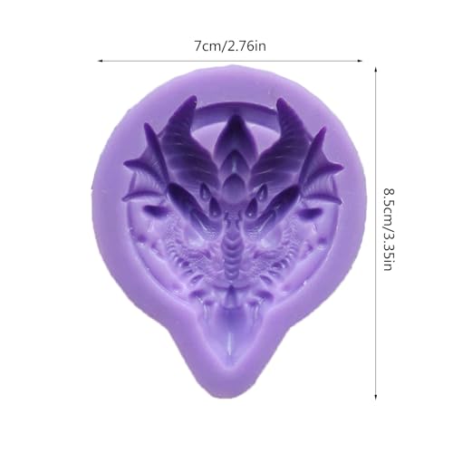 Glänzender Drache für Kopf, Schlüsselanhänger, Silikon, Epoxidharz, Schlüsselanhänger, Schmuck, für Valentinstags-Bastelarbeiten Glänzender Drache für Kopf, Schlüsselanhänger, Silikon, Epoxidharz, Schlüsselanhänger, Schmuck, für Valentinstags-Bastelarbeiten von FUUGlan