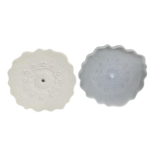 Gngerman-Silikonformen für Epoxidharz, Uhrform, für Süßigkeiten, Schokolade, Fondant, Backen, Uhren, Harz-Formen von FUUGlan