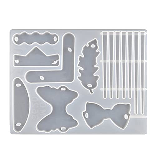Haarnadel-Epoxidharz-Form, Haar-Essstäbchenherstellung, Bastelform, transparent, Epoxidharz, handgefertigt, Schmuckherstellung Haarnadel-Epoxidharz-Form, Haar-Essstäbchenherstellung, Bastelform, transparent, Epoxidharz, handgefertigt, Schmuckherstellung von FUUGlan