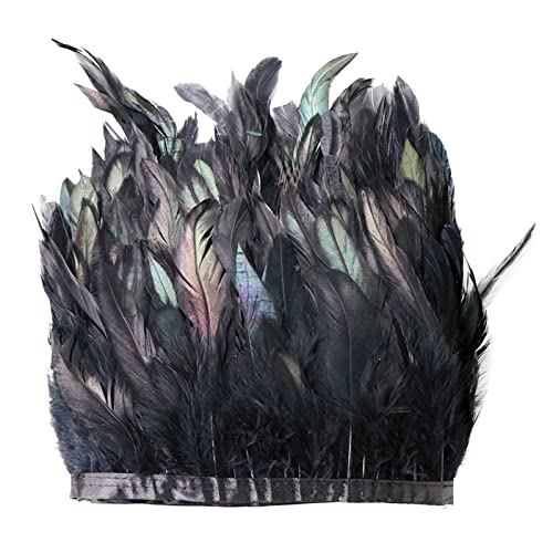 Hahn-Fransenborte für Kleidung, Nähen, Party-Dekorationen, Schleifenband, Hüte, Dekoration, 91 cm Hahn-Fransenborte für Kleidung, Nähen, Party-Dekorationen, Schleifenband, Hüte, Dekoration, 91 cm von FUUGlan