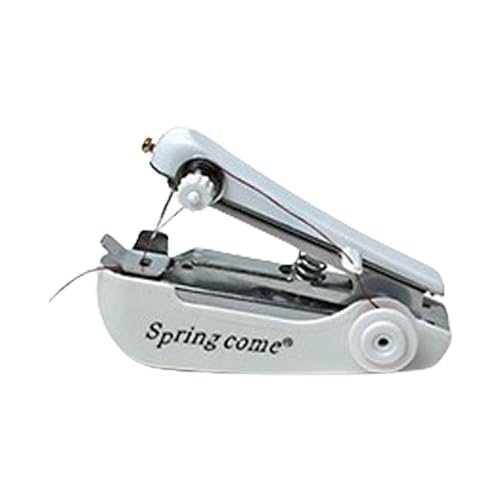 Handnähmaschine, tragbare kleine Nähmaschine, einfach zu bedienen, manuelle Nähmaschine, Taschennähmaschinen für tägliche manuelle Nähmaschine, tragbare Nähmaschinen, kleine Nähmaschine für Damen Handnähmaschine, tragbare kleine Nähmaschine, einfach zu bedienen, manuelle Nähmaschine, Taschennähmaschinen für tägliche manuelle Nähmaschine, tragbare Nähmaschinen, kleine Nähmaschine für Damen von FUUGlan