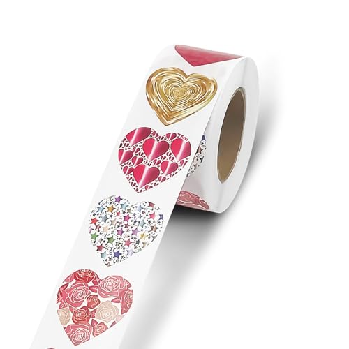 Herz Aufkleber 2,5cm Liebe Herz Aufkleber Etiketten Kleine Herz Aufkleber Rolle Selbstklebende Herz Aufkleber für Umschlag Karten Herz Aufkleber 2,5cm Liebe Herz Aufkleber Etiketten Kleine Herz Aufkleber Rolle Selbstklebende Herz Aufkleber für Umschlag Karten von FUUGlan