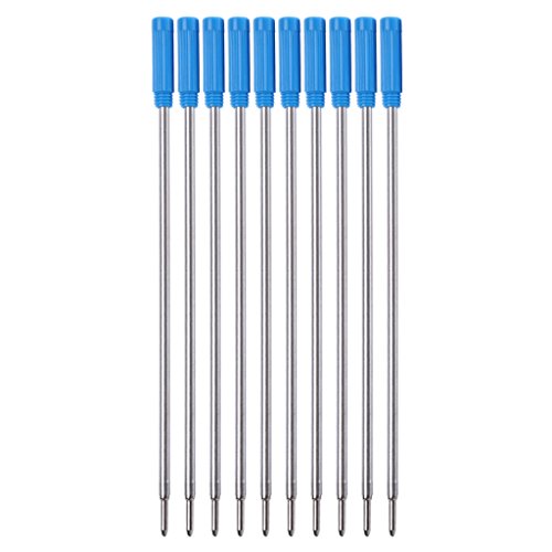 Kugelschreiberminen, 10 Stück, Schwarz/Blau, Minenlänge 11,4 cm, 1,0 mm Spitze, für die meisten Metall-Kugelschreiber, Bürogebrauch Kugelschreiberminen, 10 Stück, Schwarz/Blau, Minenlänge 11,4 cm, 1,0 mm Spitze, für die meisten Metall-Kugelschreiber, Bürogebrauch von FUUGlan