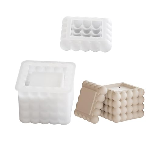 Silikon-Schmuckkästchen, Epoxidharz, Würfel, Aufbewahrungsbehälter, Formen, geeignet für Heimwerker, Aufbewahrungsbehälter Silikon-Schmuckkästchen, Epoxidharz, Würfel, Aufbewahrungsbehälter, Formen, geeignet für Heimwerker, Aufbewahrungsbehälter von FUUGlan