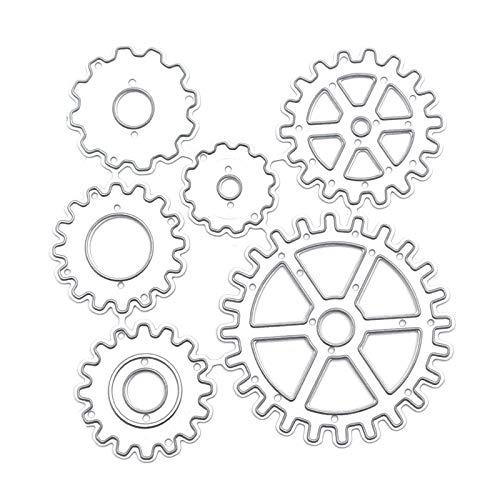 Steampunk Gear Metall-Stanzformen, exquisite Scrapbooking, Prägeschablone, Urlaubseinladungen, Kartenherstellung von FUUGlan