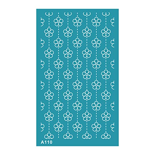 Ton-Siebdruck-Schablonen, wiederverwendbar, Siebdruck-Werkzeug für Wand, Papier, Stoff, Platte, Schmuck, Ohrringe, Werkzeug Ton-Siebdruck-Schablonen, wiederverwendbar, Siebdruck-Werkzeug für Wand, Papier, Stoff, Platte, Schmuck, Ohrringe, Werkzeug von FUUGlan