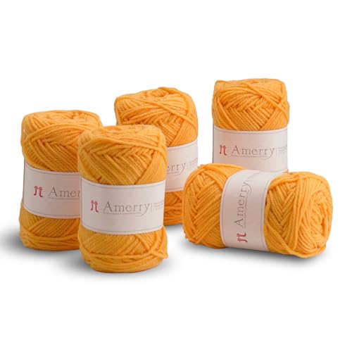 Hamanaka Amerry Garn, 5 Knäuel, mittelschwer, Kammgarn, 70 % neuseeländische Merinowolle, 30 % Acryl-Mischung, weiches und leicht zu strickendes Garn zum Stricken und Häkeln, hergestellt in Japan (Col Hamanaka Amerry Garn, 5 Knäuel, mittelschwer, Kammgarn, 70 % neuseeländische Merinowolle, 30 % Acryl-Mischung, weiches und leicht zu strickendes Garn zum Stricken und Häkeln, hergestellt in Japan (Col von FUWA FUWA FRIENDS