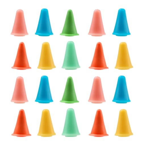 FUXIU Nadelschutz, 20 Stück, Nadelschutz, Stricknadelspitze, Nadelspitze, Abdeckungen für Werkzeuge, Nähen FUXIU Nadelschutz, 20 Stück, Nadelschutz, Stricknadelspitze, Nadelspitze, Abdeckungen für Werkzeuge, Nähen von FUXIU