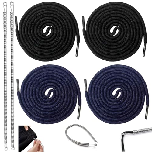 FUYTSUO 6 Stück Kordel für Jogginghose, Kordel für Hoodie 150CM Kordelband für HosenKordel, Kordelzug Jogginghose Band Hosenbänder Kordelband mit Metallenden und Durchziehnadel FUYTSUO 6 Stück Kordel für Jogginghose, Kordel für Hoodie 150CM Kordelband für HosenKordel, Kordelzug Jogginghose Band Hosenbänder Kordelband mit Metallenden und Durchziehnadel von FUYTSUO