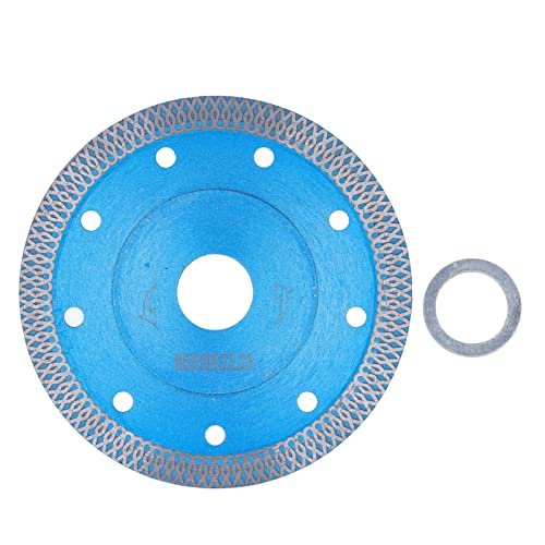 115 mm Edelstein-Schneidrad für Keramik, Granit, Marmor, Trocken- und Nassschnitt-Schneidscheibenrad, Legierungsmaterial von ausgezeichneter Qualität, Installation, effizient und (Blau) von FUZHUI