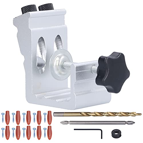 Punch -Locator -Werkzeugkit für Holzbearbeitung, schräge Lochpositionierer mit Bohrer und Bit, genaues DIY -Zubehör für Schränke Möbelherstellung Punch -Locator -Werkzeugkit für Holzbearbeitung, schräge Lochpositionierer mit Bohrer und Bit, genaues DIY -Zubehör für Schränke Möbelherstellung von FUZHUI