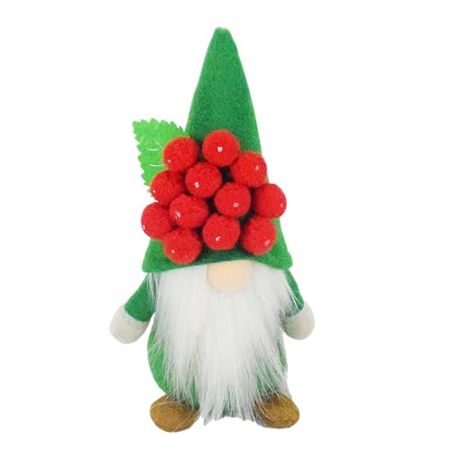 FUZYXIH Fruchtpuppen mit einzigartigem Ausdruck, Trauben-Wassermelone, Weihnachts-Zwerge, Puppen, auffällige Dekoration und Geschenk, Bürodekor-Puppen von FUZYXIH