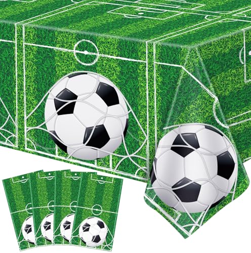 4 Stück Fußball Partei Tischdecken Fußball Sport Thema Party Tischdecken Musik Tischtuch Fußball Tischdecke für Rechteck Tische Fußball Thema Geburtstag Party Supplies 51X86IN 4 Stück Fußball Partei Tischdecken Fußball Sport Thema Party Tischdecken Musik Tischtuch Fußball Tischdecke für Rechteck Tische Fußball Thema Geburtstag Party Supplies 51X86IN von FVEOCR