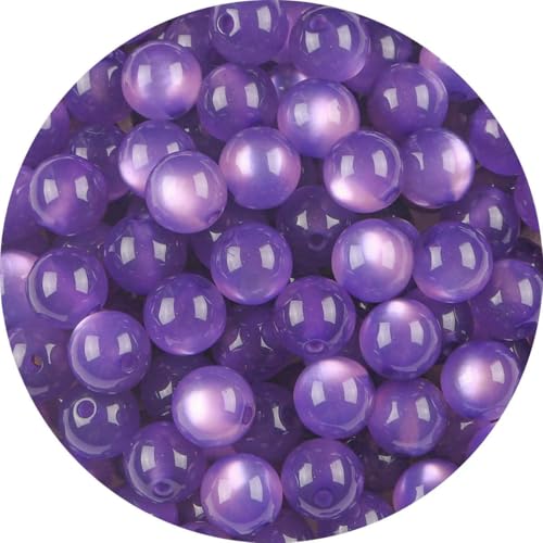 100 Stück Packung Harz-Imitat-Katzenauge, runde Perlen, bunt, gerades Loch, lose Perlen, handgefertigt, DIY-Perlen, Ohrringe, Zubehör, Armband-Stil, 8–8 mm, 100 Stück 100 Stück Packung Harz-Imitat-Katzenauge, runde Perlen, bunt, gerades Loch, lose Perlen, handgefertigt, DIY-Perlen, Ohrringe, Zubehör, Armband-Stil, 8–8 mm, 100 Stück von FVFIJH