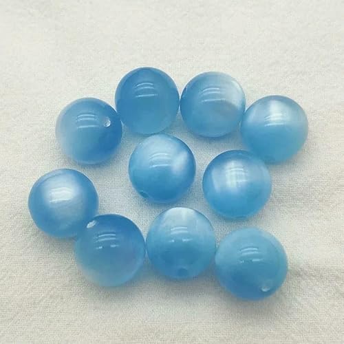 12/16/20 mm große, runde Perlen aus Kunstharz mit Katzenaugen-Effekt für handgefertigte Halsketten, DIY-Teile, Schmuckzubehör und -Komponenten, blau, 20 mm, 100 Stück 12/16/20 mm große, runde Perlen aus Kunstharz mit Katzenaugen-Effekt für handgefertigte Halsketten, DIY-Teile, Schmuckzubehör und -Komponenten, blau, 20 mm, 100 Stück von FVFIJH