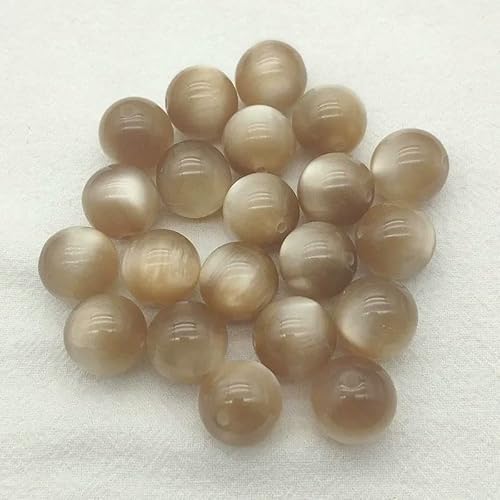 12/16/20 mm große, runde Perlen aus Kunstharz mit Katzenaugen-Effekt für handgefertigte Halsketten, DIY-Teile, Schmuckzubehör und -Komponenten, hellbraun, 12 mm, 500 Stück 12/16/20 mm große, runde Perlen aus Kunstharz mit Katzenaugen-Effekt für handgefertigte Halsketten, DIY-Teile, Schmuckzubehör und -Komponenten, hellbraun, 12 mm, 500 Stück von FVFIJH
