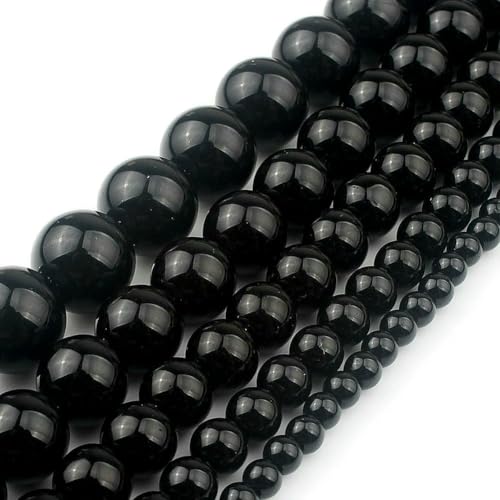 Natursteine, schwarze Achate, Hämatit, Katzenauge, lose Abstandshalter, runde Mineralperlen für die Schmuckherstellung, Handarbeiten, DIY-Armbänder, 15 Zoll, Glas, 4,0 mm, 91 Stück Perlen Natursteine, schwarze Achate, Hämatit, Katzenauge, lose Abstandshalter, runde Mineralperlen für die Schmuckherstellung, Handarbeiten, DIY-Armbänder, 15 Zoll, Glas, 4,0 mm, 91 Stück Perlen von FVFIJH