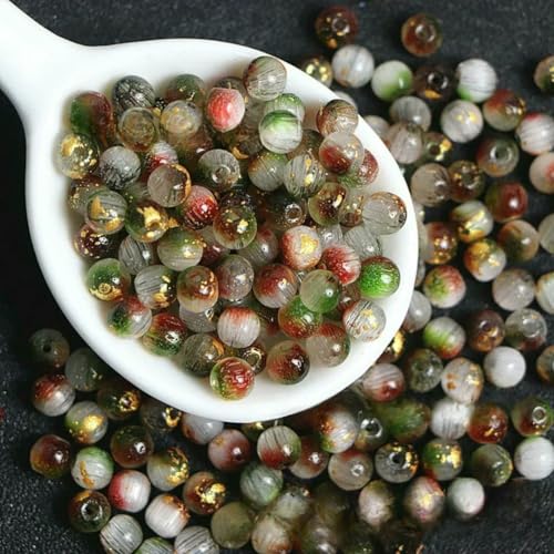 mm gebürstetes Katzenauge, zweifarbig, Goldfolie, runde Glasperlen, handgefertigt, DIY-Armband, Halskette, Zubehör, lose Perlen – MJ04 – 6 mm, 40 Stück mm gebürstetes Katzenauge, zweifarbig, Goldfolie, runde Glasperlen, handgefertigt, DIY-Armband, Halskette, Zubehör, lose Perlen – MJ04 – 6 mm, 40 Stück von FVFIJH