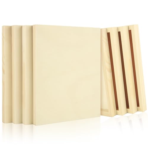 FVIEXE 8 Stück 20,3 x 25,4 cm Holzplatten zum Malen, unlackierte Holz-Leinwand, Holzplatte für Kunst und Handwerk, Farbgießplatte FVIEXE 8 Stück 20,3 x 25,4 cm Holzplatten zum Malen, unlackierte Holz-Leinwand, Holzplatte für Kunst und Handwerk, Farbgießplatte von FVIEXE