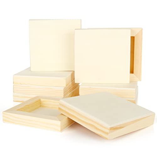 FVIEXE Holzplatten zum Malen, 10 x 10 cm, unlackiertes Holz, Leinwand, Kiefernholz, Malplatten, Wiege, Holzplatte für Kunst, Gießen, Basteln, Brennen und mehr, 10 x 10 cm, 10 Stück FVIEXE Holzplatten zum Malen, 10 x 10 cm, unlackiertes Holz, Leinwand, Kiefernholz, Malplatten, Wiege, Holzplatte für Kunst, Gießen, Basteln, Brennen und mehr, 10 x 10 cm, 10 Stück von FVIEXE