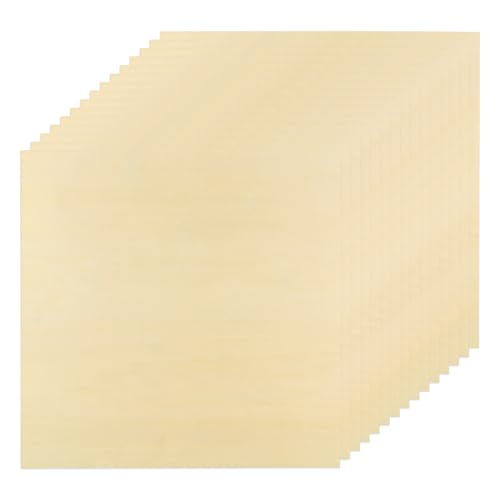 FVIEXE Lindenholzplatten, 40,6 x 40,6 x 0,6 cm, 3 mm dick, Lindenholz-Sperrholzplatten zum Laserschneiden, unlackiertes Balsaholz, Holzbrett für Handwerk, Holzverbrennung, Architekturmodelle, Beizen FVIEXE Lindenholzplatten, 40,6 x 40,6 x 0,6 cm, 3 mm dick, Lindenholz-Sperrholzplatten zum Laserschneiden, unlackiertes Balsaholz, Holzbrett für Handwerk, Holzverbrennung, Architekturmodelle, Beizen von FVIEXE