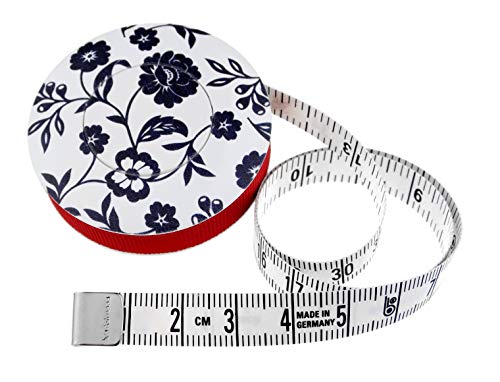 hoechstmass Balzer 80244d-s Rollmaßband rollfix Dekor Blumen, 150 cm / 60 Zoll, Größe 5 cm Maßband, ABS, Schwarz-Weiß, 5 x 5 x 1,4 cm hoechstmass Balzer 80244d-s Rollmaßband rollfix Dekor Blumen, 150 cm / 60 Zoll, Größe 5 cm Maßband, ABS, Schwarz-Weiß, 5 x 5 x 1,4 cm von hoechstmass Balzer