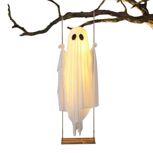 FVPKYUR Ghost Decor - Gruseliger Geist Mit Deko-Lichtern - Halloween-Deko Für Kamin Vordertür Garten Terrasse Rasen Innen Außen FVPKYUR Ghost Decor - Gruseliger Geist Mit Deko-Lichtern - Halloween-Deko Für Kamin Vordertür Garten Terrasse Rasen Innen Außen von FVPKYUR
