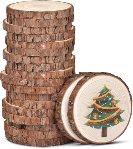 FWEEK 100 Stück Holzscheiben Baumscheiben 5-6cm Holz Log Scheiben Holzscheiben 5cm Unvollendete Holzkreise Ungebohrte Holzkreise Ohne Loch mit Rinde Runde Untersetzer für DIY, Hochzeit, Dekoration FWEEK 100 Stück Holzscheiben Baumscheiben 5-6cm Holz Log Scheiben Holzscheiben 5cm Unvollendete Holzkreise Ungebohrte Holzkreise Ohne Loch mit Rinde Runde Untersetzer für DIY, Hochzeit, Dekoration von FWEEK