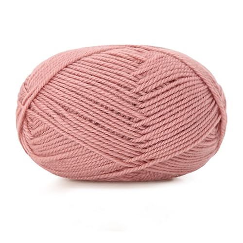 Wollgarn zum Stricken, Häkeln und Weben, kann verwendet werden, um Pullover, Schals, Mützen herzustellen, 1 x 120 m (Farbe 6, Einheitsgröße) von FWEFVGJI