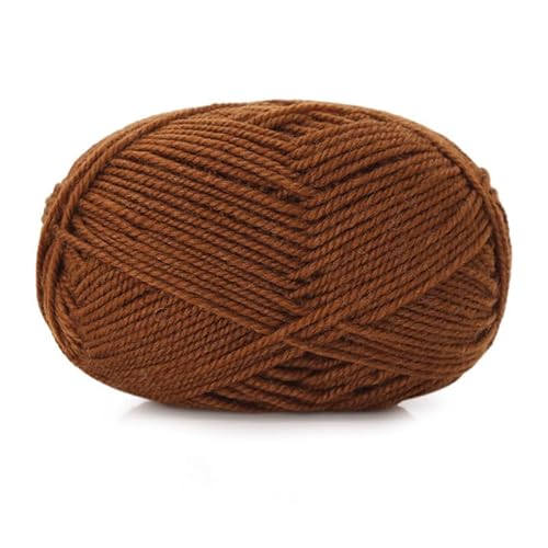 Wollgarn zum Stricken, Häkeln und Weben, kann verwendet werden, um Pullover, Schals, Mützen herzustellen, 1 x 120 m (Farbe 9, Einheitsgröße) von FWEFVGJI