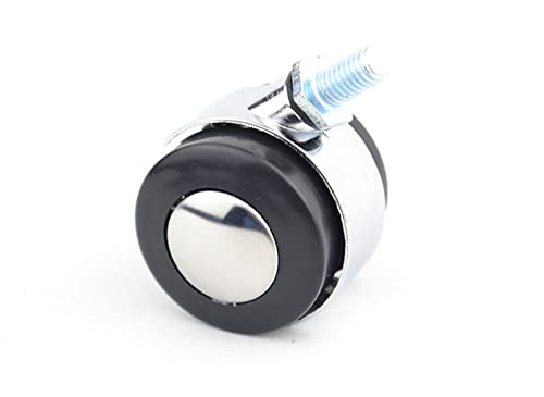 1,5-Zoll-Möbelräder Rollen M8x15mm Schrauben Schreibtisch ohne Bremse Möbelbeschläge 4Pcs von FWEUHMWP