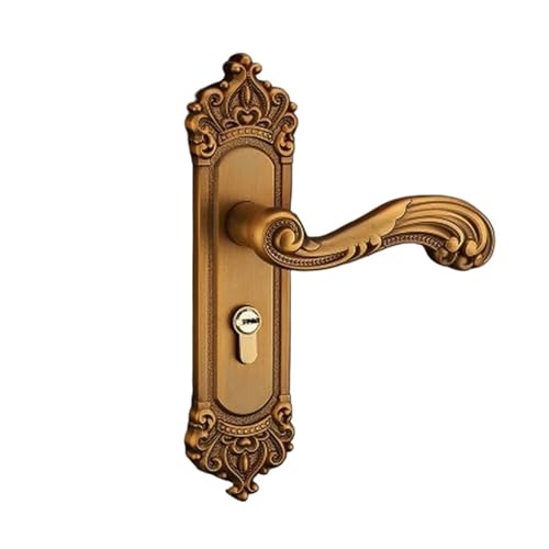 FWFDTQBSP Retro Silent Room Türschloss Aluminiumlegierung Innentürgriffschloss Diebstahlsicheres Türschloss Möbelbeschläge im europäischen Stil FWFDTQBSP Retro Silent Room Türschloss Aluminiumlegierung Innentürgriffschloss Diebstahlsicheres Türschloss Möbelbeschläge im europäischen Stil von FWFDTQBSP