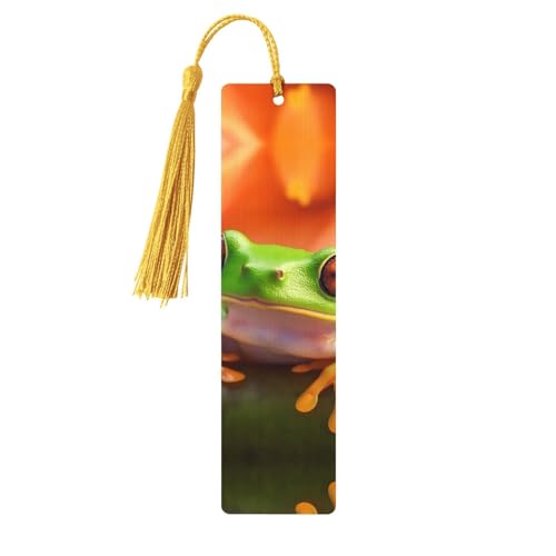 Lesezeichen-Ornament „Laubfrosch“, Lesezeichen aus Holz mit Quaste, Lesezeichen für Buchliebhaber, Seitenmarker, Lesegeschenke für Frauen und Männer, handgefertigtes Lesezeichen-Etikett aus Holz Lesezeichen-Ornament „Laubfrosch“, Lesezeichen aus Holz mit Quaste, Lesezeichen für Buchliebhaber, Seitenmarker, Lesegeschenke für Frauen und Männer, handgefertigtes Lesezeichen-Etikett aus Holz von FWJZDSP