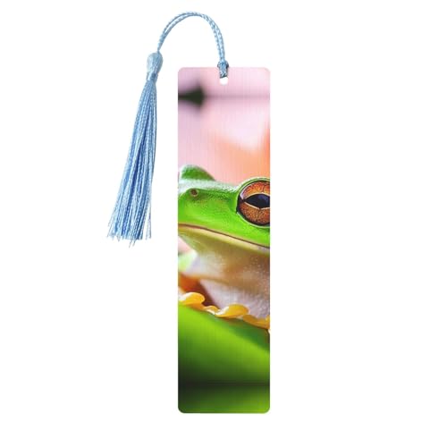 Lesezeichen-Ornament „Laubfrosch“, Lesezeichen aus Holz mit Quaste, Lesezeichen für Buchliebhaber, Seitenmarker, Lesegeschenke für Frauen und Männer, handgefertigtes Lesezeichen-Etikett aus Holz Lesezeichen-Ornament „Laubfrosch“, Lesezeichen aus Holz mit Quaste, Lesezeichen für Buchliebhaber, Seitenmarker, Lesegeschenke für Frauen und Männer, handgefertigtes Lesezeichen-Etikett aus Holz von FWJZDSP