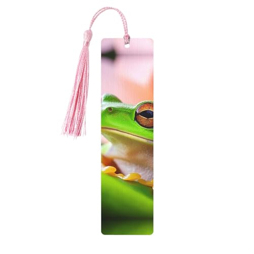 Lesezeichen-Ornament „Laubfrosch“, Lesezeichen aus Holz mit Quaste, Lesezeichen für Buchliebhaber, Seitenmarker, Lesegeschenke für Frauen und Männer, handgefertigtes Lesezeichen-Etikett aus Holz Lesezeichen-Ornament „Laubfrosch“, Lesezeichen aus Holz mit Quaste, Lesezeichen für Buchliebhaber, Seitenmarker, Lesegeschenke für Frauen und Männer, handgefertigtes Lesezeichen-Etikett aus Holz von FWJZDSP