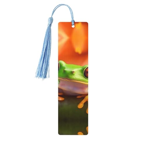 Lesezeichen-Ornament „Laubfrosch“, Lesezeichen aus Holz mit Quaste, Lesezeichen für Buchliebhaber, Seitenmarker, Lesegeschenke für Frauen und Männer, handgefertigtes Lesezeichen-Etikett aus Holz Lesezeichen-Ornament „Laubfrosch“, Lesezeichen aus Holz mit Quaste, Lesezeichen für Buchliebhaber, Seitenmarker, Lesegeschenke für Frauen und Männer, handgefertigtes Lesezeichen-Etikett aus Holz von FWJZDSP