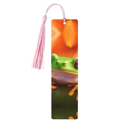 Lesezeichen-Ornament „Laubfrosch“, Lesezeichen aus Holz mit Quaste, Lesezeichen für Buchliebhaber, Seitenmarker, Lesegeschenke für Frauen und Männer, handgefertigtes Lesezeichen-Etikett aus Holz Lesezeichen-Ornament „Laubfrosch“, Lesezeichen aus Holz mit Quaste, Lesezeichen für Buchliebhaber, Seitenmarker, Lesegeschenke für Frauen und Männer, handgefertigtes Lesezeichen-Etikett aus Holz von FWJZDSP