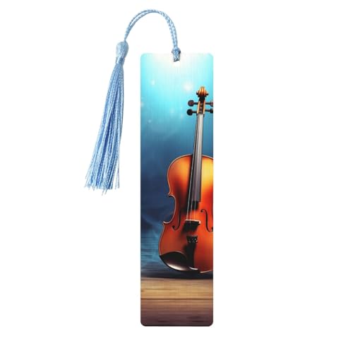 Lesezeichen-Ornament mit Violinen-Poster, Lesezeichen aus Holz mit Quaste, Lesezeichen für Buchliebhaber, Seitenmarker, Lesegeschenke für Frauen und Männer, handgefertigtes Lesezeichen-Etikett aus H Lesezeichen-Ornament mit Violinen-Poster, Lesezeichen aus Holz mit Quaste, Lesezeichen für Buchliebhaber, Seitenmarker, Lesegeschenke für Frauen und Männer, handgefertigtes Lesezeichen-Etikett aus H von FWJZDSP