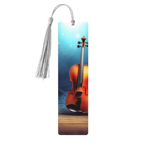 Lesezeichen-Ornament mit Violinen-Poster, Lesezeichen aus Holz mit Quaste, Lesezeichen für Buchliebhaber, Seitenmarker, Lesegeschenke für Frauen und Männer, handgefertigtes Lesezeichen-Etikett aus H Lesezeichen-Ornament mit Violinen-Poster, Lesezeichen aus Holz mit Quaste, Lesezeichen für Buchliebhaber, Seitenmarker, Lesegeschenke für Frauen und Männer, handgefertigtes Lesezeichen-Etikett aus H von FWJZDSP
